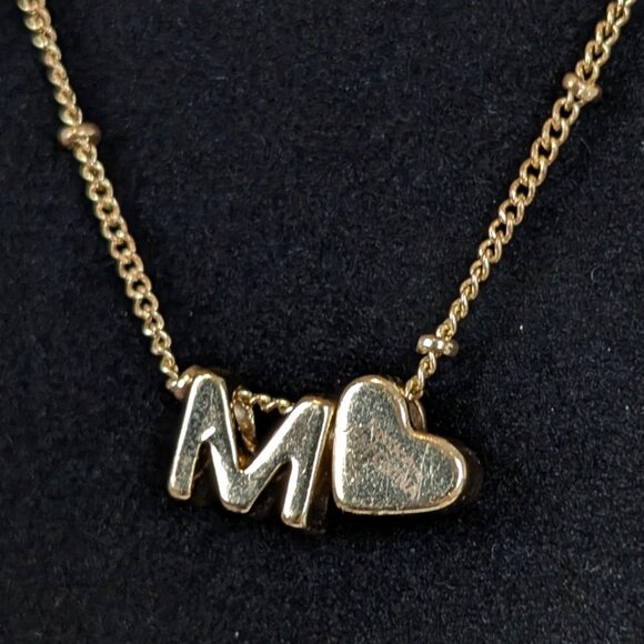 (2/$20) JCM <3 M Pendant Necklace - Picture 4 of 6